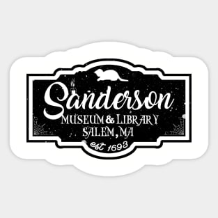 Sanderson Museum Sticker